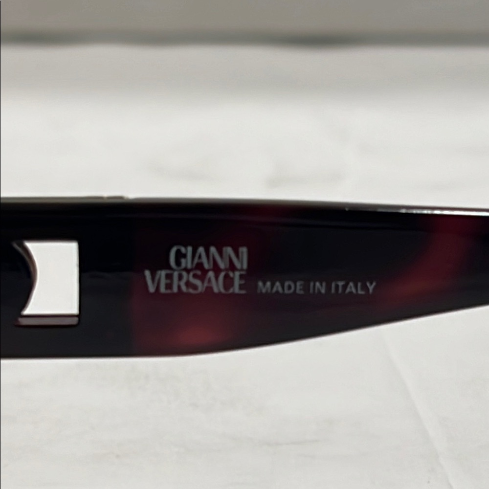 Versace Brown Rectangular Glasses With Sporty Des… - image 6